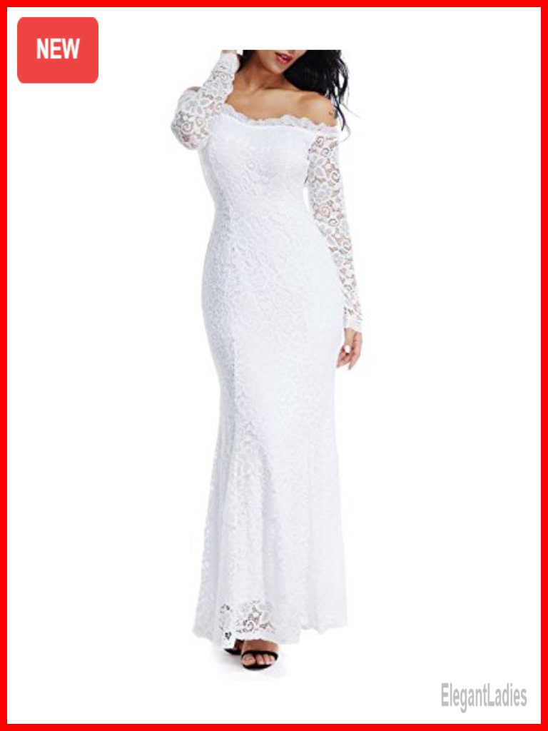 Off Shoulder Mermaid Lace Wedding Dress